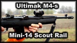 Ultimak M4s mini14 Scout Rail [upl. by Buzz]