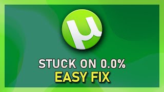 uTorrent  Torrent Stuck on Checked 00 FIX [upl. by Lara]