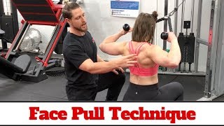 Face Pull Technique 101 Delt amp Back Hypertrophy [upl. by Olsson]