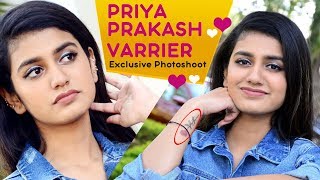 Priya Prakash Varrier Exclusive Photoshoot  Indiaglitz Telugu [upl. by Ecnatsnok]