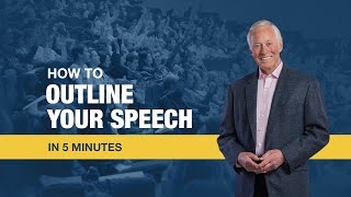 How to Outline Your Speech in 5 Minutes [upl. by Elin67]