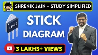 STICK DIAGRAM  simplified VLSI [upl. by Latea]