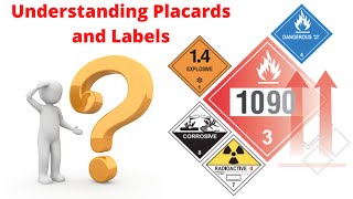 DOT Chart 16 Understanding HazMat Placards and Labels [upl. by Maryly]