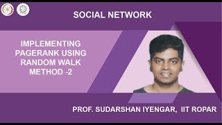 Implementing PageRank Using Random Walk Method 2 [upl. by Sharleen]