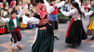 Asturian traditional folk dance  Áviles Asturias Spain [upl. by Weylin]