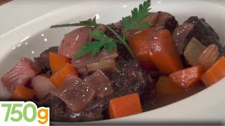 Recette de la Joue de boeuf à la vigneronne  750g [upl. by Lielos]