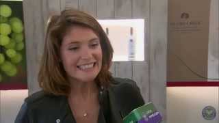 Gemma Arterton Live  Wimbledon interview [upl. by Aicssej]