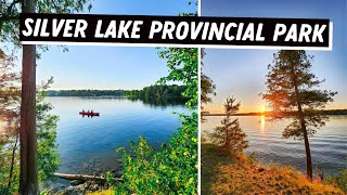 SILVER LAKE PROVINCIAL PARK Camping  Tour and Review [upl. by Rozanne]