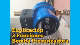 Tutorial 3 Funciones de BOMBA PRESURIZADORA [upl. by Waal466]