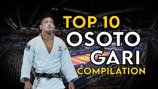 Top 10 Judo Osoto gari Compilation Highlights  大外刈 [upl. by Dedrick]