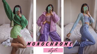 20 monochromatic outfit ideas 🌈 [upl. by Sirromed]