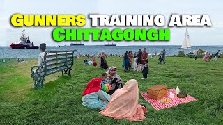 Exploring Gunners Training Area Halishahar Beach Chittagong Bangladesh Travel Walking Tour 4K HDR [upl. by Aynwad]