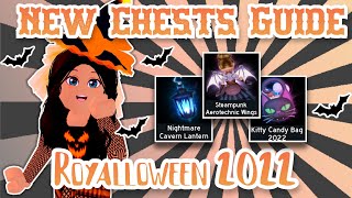 MAZE MAP ALL CHEST LOCATIONS For NEW ACCESSORIES In The HALLOWEEN EVENT 2022 Royale High Update [upl. by Grey]