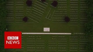 Drone reveals Somme battlefields 100 years on  BBC News [upl. by Asirak736]