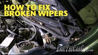 How To Fix Broken Wipers EricTheCarGuy [upl. by Najtsirk]