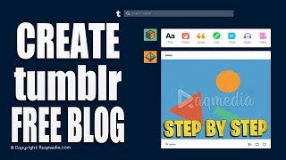 How to Create a Tumblr Blog  StepbyStep [upl. by Annitsirhc513]