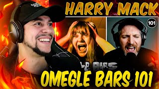 HEEEEEEEEES BAAAAAACK Harry Mack  Omegle Bars 101 REACTION [upl. by Tanhya]