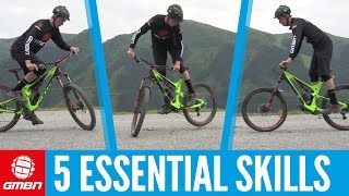 Five Essential Skills To Master On Your Mountain Bike [upl. by Elacsap327]