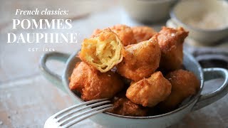 How to make pommes dauphine French potato puffs recipe [upl. by Oileve10]