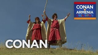 Conan amp Sona Become Armenian Sheepherders  CONAN on TBS [upl. by Giaimo]