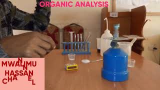 Chemistry practicalOrganic analysis MrAbdinasir [upl. by Allehc]