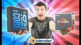 INTEL vs AMD  the Best Overall CPU in Blender [upl. by Nodearb]