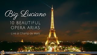 Luciano Pavarotti  10 Beautiful Opera Arias  Live Performance in Paris [upl. by Afnin]