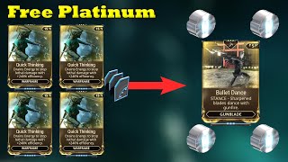 Warframe  Easy FREE Platinum  Mod Transmutation Guide [upl. by Eatnuhs]