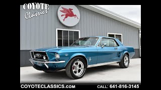 1967 Mustang Coupe at Coyote Classics [upl. by Thgirw715]