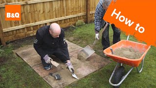 How to lay a shed base [upl. by Rosabella]