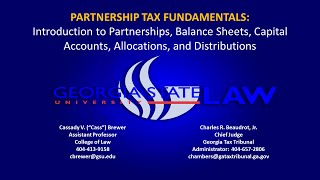 Introduction to Partnership Taxation and Fundamental Concepts [upl. by Staffan]