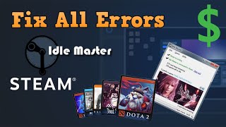 Steam Idle Master  Get Your Trading Cards the Easy Way amp Profit UPDATED 2020 Fix All Errors [upl. by Hillie]