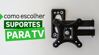 Como escolher suportes para TV articulado x fixo [upl. by Hersch534]