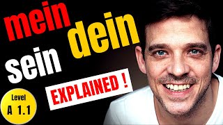 Mein Dein Sein │ Possessivartikel │ German Possessive Articles [upl. by Longmire181]