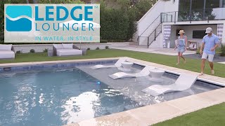 How to Use Ledge Lounger with Automatic Pool Covers [upl. by Chamberlin]