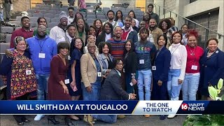 Will Smith visits Tougaloo [upl. by Asyar]