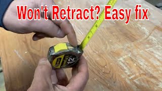 How to fix a tape measure [upl. by Idelson]