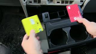 Toyota Sienna 2013 Cupholder Removal [upl. by Ivory]