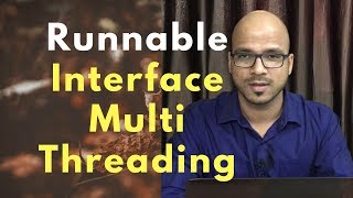 133 Multithreading using Runnable Interface [upl. by Lobiv837]