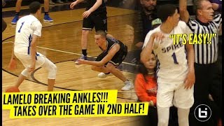 LaMelo Ball BREAKS Defenders ANKLES amp Talks TRASH To Crowd Wins MVP Of Tournament In STYLE [upl. by Annoyik145]