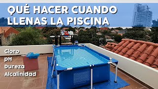 ¿Cómo hago el primer mantenimiento  Piscina Pileta o Alberca [upl. by Noxin]