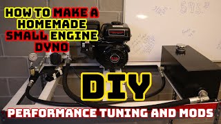 Homemade Dyno small engine DIY dynamometer [upl. by Ajnin]