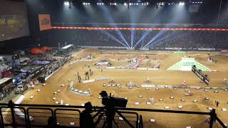 Romain Febvre crash Paris supercross [upl. by Tonya]