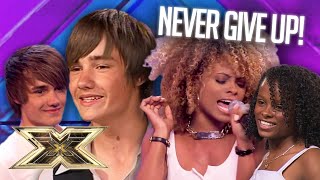 NO WAY X Factor LEGENDS who auditioned TWICE  The X Factor UK [upl. by Portie]