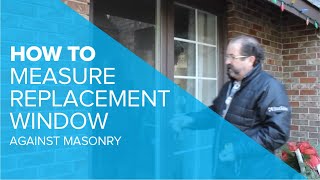 HOW TO Measure A Replacement Window [upl. by Murray]