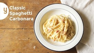 How to Make Classic Carbonara  Yummy Ph [upl. by Enitram]