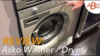 ASKO LAUNDRY REVIEW  W6424 and T754 [upl. by Pittel730]