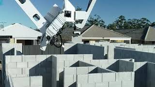 Robot Bricklayer Hadrian X Completes Display Home in Perth  This Is Construction [upl. by Waugh]