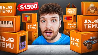 I Opened 1500 Worth of Scam Temu Products [upl. by Atiuqcaj524]