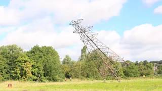 Trowse Pylons  History and destruction [upl. by Chance200]